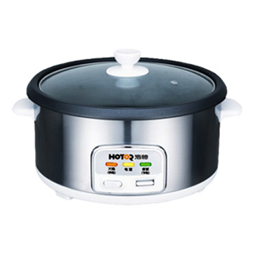  Slow Cooker - Super Thick Stainless Steel Outer Pot (Slow Cooker - Super épais en acier inoxydable extra-Pot)