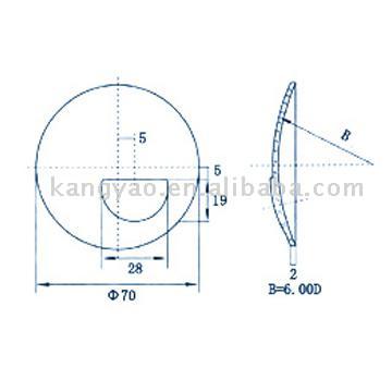  Flat Top Bifocal Lens ( Flat Top Bifocal Lens)