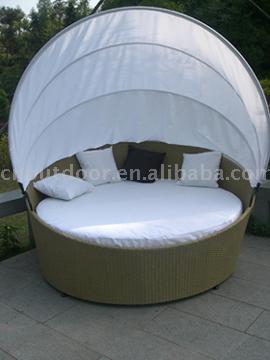  Rattan Bed ( Rattan Bed)