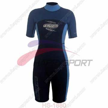  Women`s Short Wetsuit with Flat Lock Feature (Women`s Short Гидрокостюм с плоским Lock Feature)