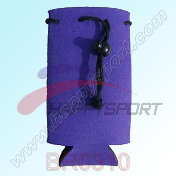  Blue Foam Bottle Cooler with Black Strap (Blue Bottle Cooler mousse avec Black Strap)