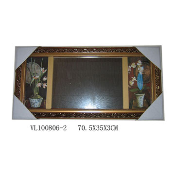  Wall Mirror w/Framed Artwork (Wall Mirror w / Framed Artwork)