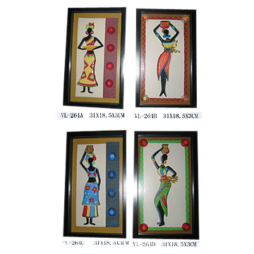  African Style Wooden Shadow Boxes (Africaine en bois de style Shadow Boxes)