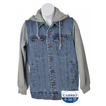 Denim Hoodie Jacket