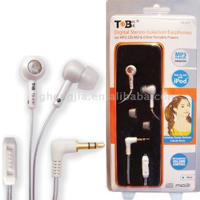  Earphone for MP3 Players / MP4 Players / iPod(TB-E91) (Ohrhörer für MP3-Player / MP4 Player / iPod (TB-E91))