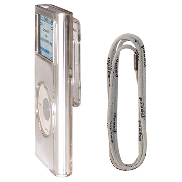  Crystal Case and Lanyard Compatible with iPod Nano (Crystal Case и Ремешок Совместим с Ipod Nano)