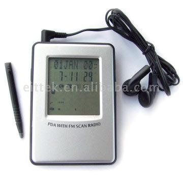  Mini PDA with FM Scan Radio (КПК с мини сканирования радио FM)
