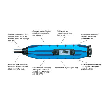  Micro-Adjustable Torque Screwdriver (Micro-réglable de couple Tournevis)