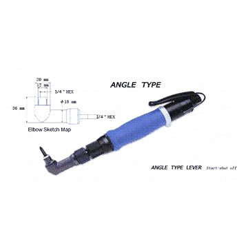  90-Degree Elbow Pneumatic Screwdriver (90-градусный Колено Пневмовинтоверты)