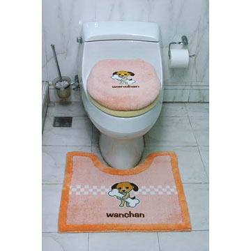  Printed Toilet Seat Set (Imprimé Siège de toilette Set)