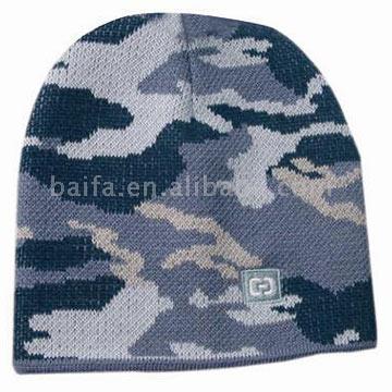  Camo Knitted Hat/Beanie (Camo Knitted Hat / Beanie)