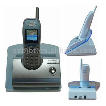 2.4GHz/1.9GHz Wireless Skype Dual Phone (2.4GHz/1.9GHz Wireless Skype Dual Phone)