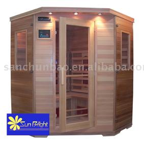  Infrared Sauna Cabin (3 - 4 Persons) (Sauna cabine infrarouge (3 - 4 personnes))