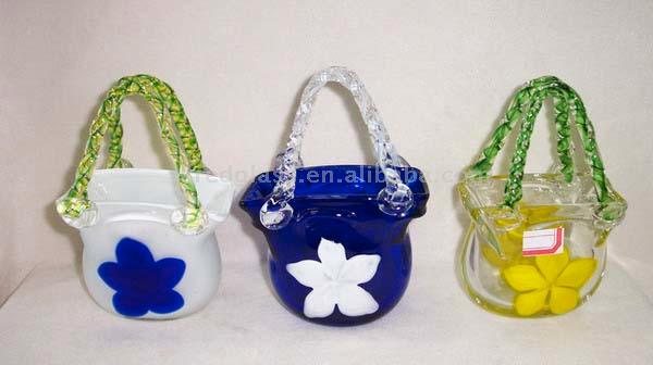  Colorful Glass Vases / Ashtray (Colorful Vases en verre / Cendrier)