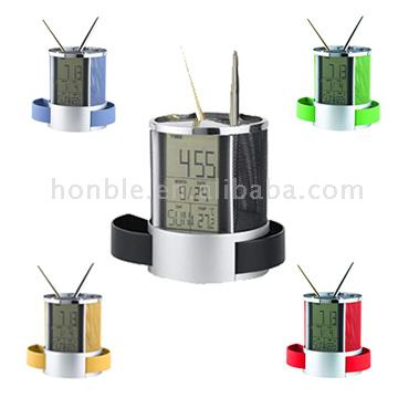  Penholder Calendar Clock (Porte-plume Calendrier horloge)