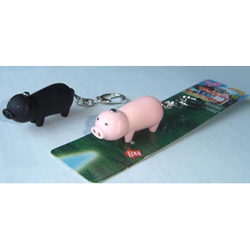  LED Pig Key Chain (LED Pig Key Chain)