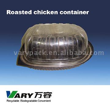  Food Container (for Roast Chicken) (Conteneur pour aliments (pour le poulet rôti))