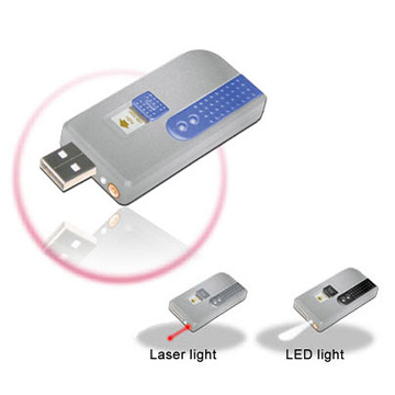  USB with LED and Laser Lights (USB avec LED et laser Lights)