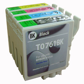  T0761, T0762, T0763 & T0764 Epson Compatible Cartridge (T0761, T0762, T0763 & T0764 Совместимые картриджи Epson)