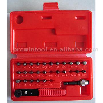  30pc 1/4"Dr. Socket & Bit Set (30pc 1 / 4 "Доктор Socket & Bit Set)