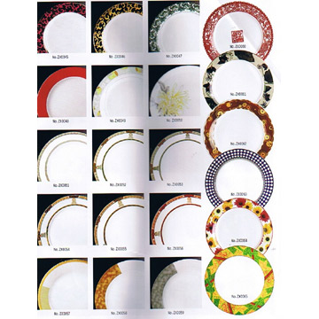  Porcelain Plates ( Porcelain Plates)