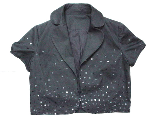  Ladies` Mini Jacket with Shining Slice (Ladies `Mini Veste en Shining Slice)