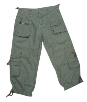 Ladies `Leinen / Cotton Crops Pants (Ladies `Leinen / Cotton Crops Pants)