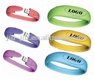  USB Flash Drive with Silicone Bracelet (USB Flash Drive с силиконовыми Браслет)