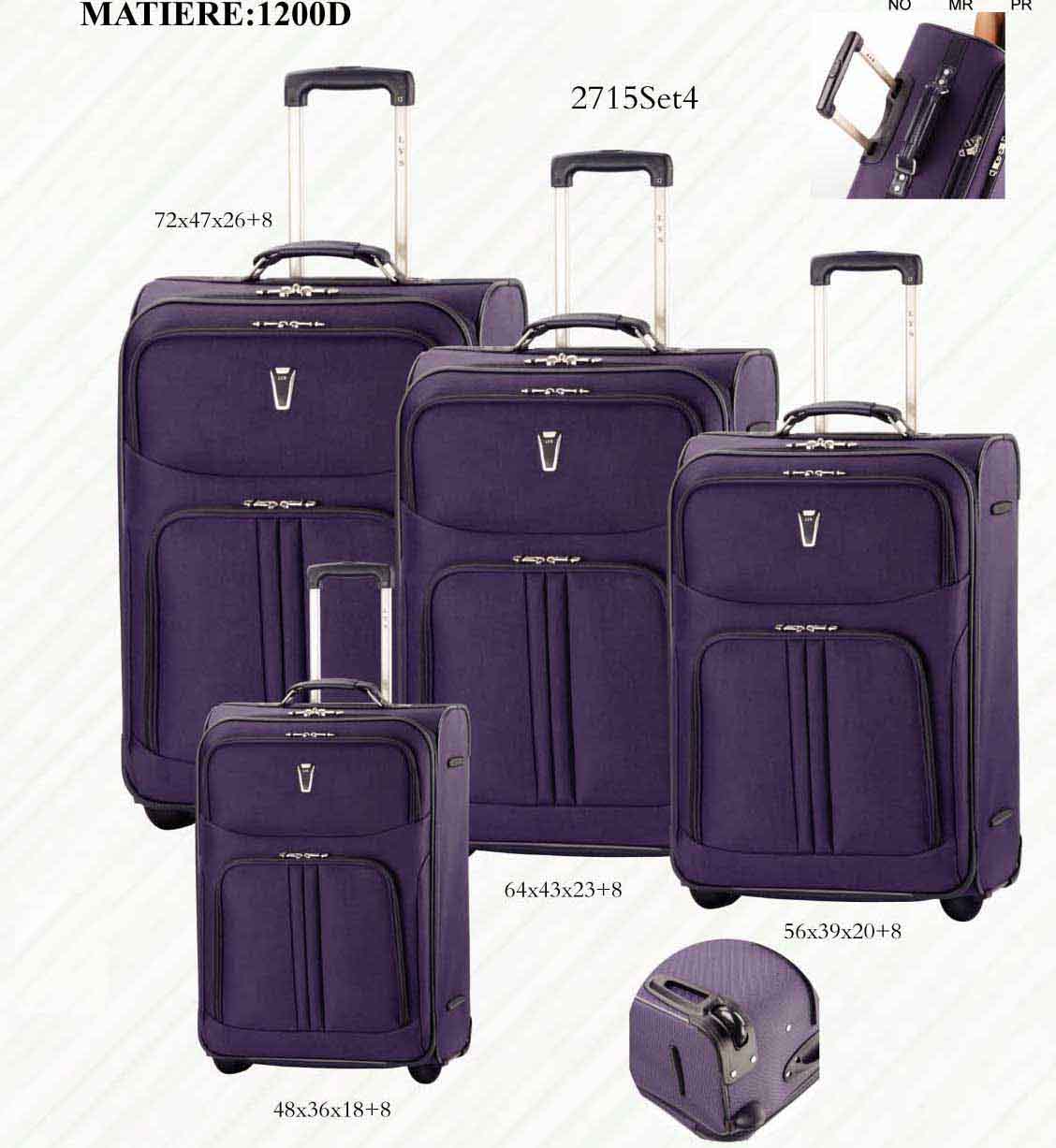 trolly suitcase size