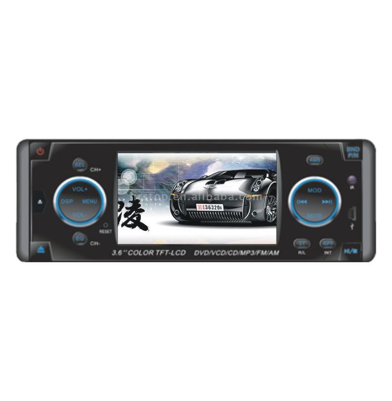  Car DVD Player with 3.6" TFT LCD TV (Автомобильный DVD-плеер с 3,6 "TFT LCD TV)