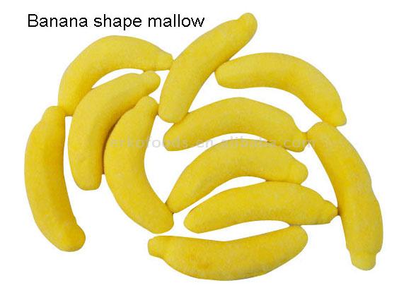 Banana Shape Marshmallow (Banana Shape Marshmallow)