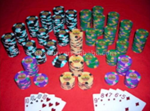  Aurora New Design 3-Color Poker Chips and Poker Chip Sets (Aurora Neues Design 3-Color Poker Chips und Poker Chip Sets)