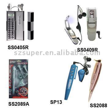 Pen / Calculator / Buchen Light / Auto Scan / Mini-UKW-Radio (Pen / Calculator / Buchen Light / Auto Scan / Mini-UKW-Radio)