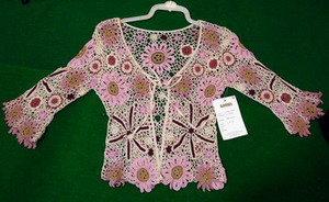  Ladies` Crochet Cardigan (Вязание крючком Женский кардиган)