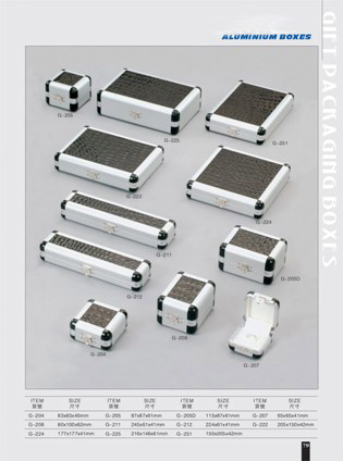  Aluminum Jewelry Box (Aluminium-Schmuck-Box)