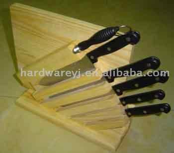  8pcs Knife Set with Block (8pcs Ensemble de couteaux avec Block)