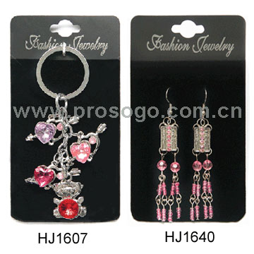  Key Ring and Earrings ( Key Ring and Earrings)