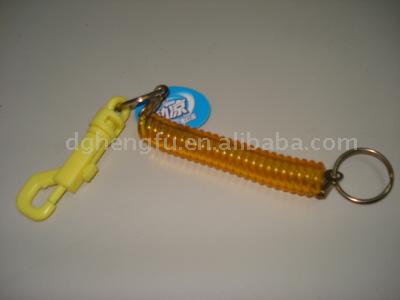  Plastic Spring Key Chain ( Plastic Spring Key Chain)