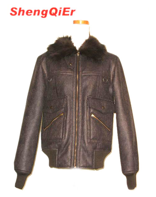  Ladies` PU Jacket (PU Ladies `Jacket)