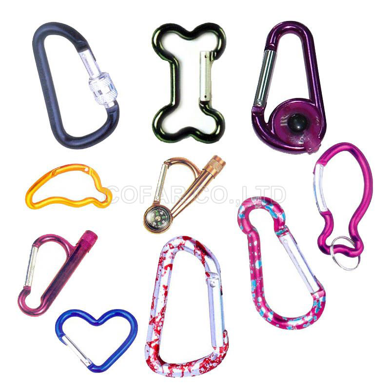  Aluminum Hook/Carabiner (Aluminium crochet / Carabiner)