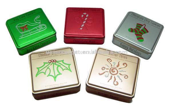  Square Tin Box