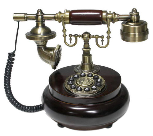  Antique Style Wooden Telephone