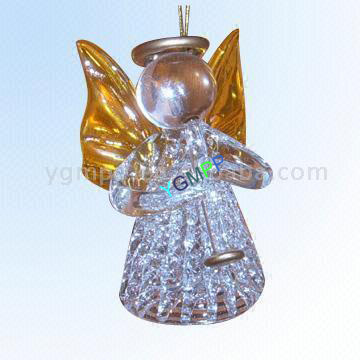  Hanging Glass Angel Ornaments ( Hanging Glass Angel Ornaments)