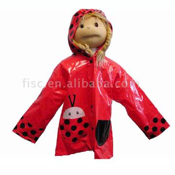  Kids` PU Raincoat