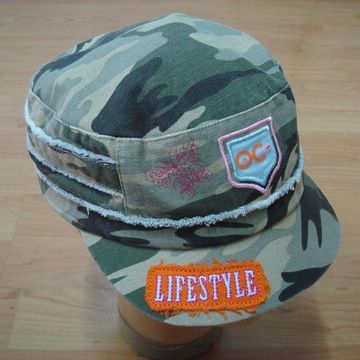 100% Baumwolle Twill und gewaschene Material Military Cap (100% Baumwolle Twill und gewaschene Material Military Cap)