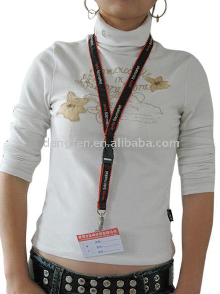  Lanyard with Silk Fiber Knitted Cover Sublimation (Lanyard avec Silk Fiber tricoté Cover Sublimation)