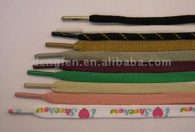  Flat and Semicircle Shoelace with Plastic or Metal End (Plat et Semicircle Shoelace en plastique ou en métal Fin)