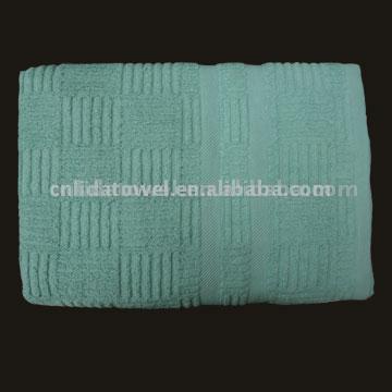  Bath Towel (Plain Woven, Satin and Jacquard) (Serviette de bain (à armure toile, satin et jacquard))