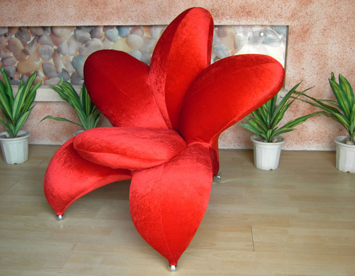  Leisure Red Flower Chair ( Leisure Red Flower Chair)