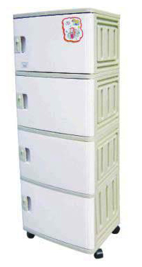  3-Layer Cabinet Box with Wheels ( 3-Layer Cabinet Box with Wheels)